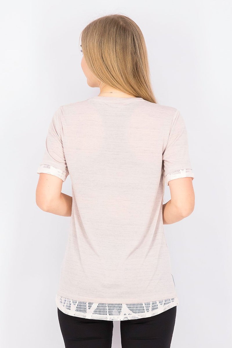 PUMA تي شيرت تدريب قصير الأكمام للنساء، خوخي - Image 4